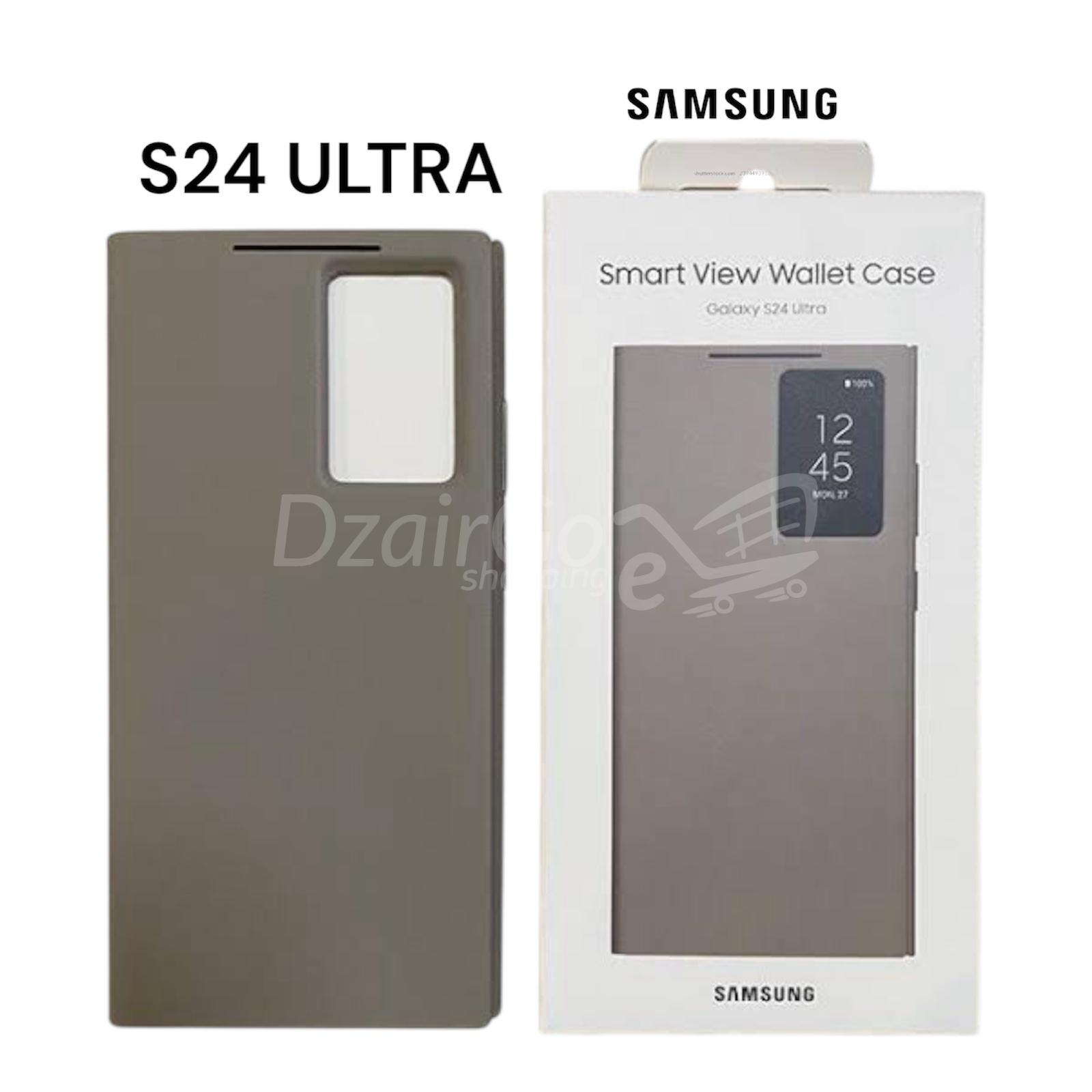 photoroom_20250606_084931 Pochette Étui Portefeuille Samsung S24 Ultra Smart View ORIGINAL- gris s24ultra – Image 2