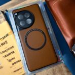 حالة مغناطيسية oneplus 12r ,الشاحن اللاسلكي Magsafe غلاف جلدي عالي الجودة لـ OnePlus12r / Ace3 - الصورة 6