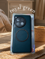 حالة مغناطيسية oneplus 12r ,الشاحن اللاسلكي Magsafe غلاف جلدي عالي الجودة لـ OnePlus12r / Ace3 - الصورة 3