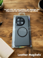 Étui oneplus 12R magnétique ,chargeur sans fil Magsafe housse en cuir de haute qualité pour oneplus12r / Ace3 – Image 5