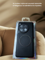 حالة مغناطيسية oneplus 12r ,الشاحن اللاسلكي Magsafe غلاف جلدي عالي الجودة لـ OnePlus12r / Ace3 - الصورة 4