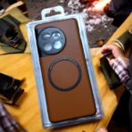 Étui oneplus Ace2pro magnétique ,charge sans fil Magsafe housse en cuir de haute qualité pour oneplus ace2 pro – Image 2