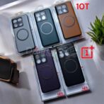 Étui oneplus10t  magnétique ,charge sans fil Magsafe housse en cuir de haute qualité pour oneplus 10t