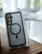 Coque MagSafe fumé original Samsung s25fe antichoc Fumée Magsafe avec protection caméra s25 Fe – Image 2