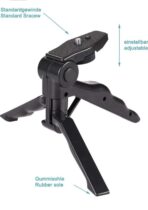 Trépied De Téléphone Mobile Support Compatible avec tous les smartphone et appareil photos  en Plastique Noir – Image 10