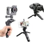 Trépied De Téléphone Mobile Support Compatible avec tous les smartphone et appareil photos  en Plastique Noir – Image 2