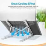 Support pour ordinateur portable, couleur argent, disponible et tablette Alluminum – Image 9