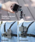 ⁦حزام تثبيت على الصدر للهاتف الخلوي وGoPro / كاميرا العمل⁩ - الصورة ⁦3⁩