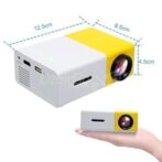 Projecteur Mini Data Show - Led - Yg-300 - Jaune original – Image 5