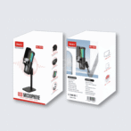 Microphone USB JMARY MC -PW13 ORIGINAL RGB Professionnel avec Support de Bureau – USB Plug & Play pour Streaming, Podcast, Gaming – Image 8