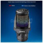 Microphone USB JMARY MC -PW13 ORIGINAL RGB Professionnel avec Support de Bureau – USB Plug & Play pour Streaming, Podcast, Gaming – Image 5