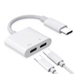 Adaptateur USB C Type C,2en1 MacBook iPad smartphone jh032