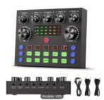 Carte de son Bluetooth v8s RGB avec écran ,type c model 2025 (sans microphone) – Image 3