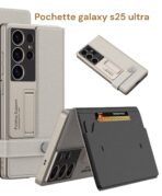 Coque Samsung Galaxy S25 Ultra avec Porte-Cartes et Support GKK