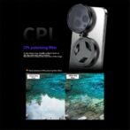 CP 2 في 1 مرشح مغناطيسي 52 مم, حلقة استقطابية قابلة للسحب , عالمي, للتصوير عالي الدقة, réduit les reflets et améliore la netteté. - الصورة 7