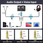 Adaptateur USB Audio vers Jack 3,5mm, Prise Jack USB Casque et Microphone, TRRS 4 Pôles Connecteur, Carte Son – Image 3
