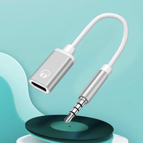 Adaptateur auxiliaire 3,5 mm mâle vers type C femelle pour écouteurs, câble USB C, câble audio 3,5 mm