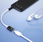 Adaptateur auxiliaire 3,5 mm mâle vers type C femelle pour écouteurs, câble USB C, câble audio 3,5 mm – Image 2