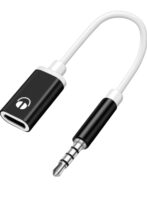 Adaptateur auxiliaire 3,5 mm mâle vers type C femelle pour écouteurs, câble USB C, câble audio 3,5 mm – Image 4