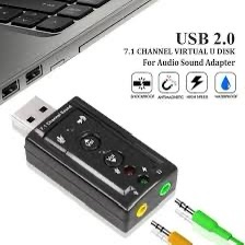 محول بطاقة صوت USB إلى الصوت الخارجي USB إلى مقبس 3.5 مم افتراضي ثلاثي الأبعاد 7.1 مع ميكروفون