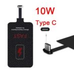 قطعة استقبال الشحن اللاسلكي 10واط شحن سريع
Récepteur sans fil  10 W compatible avec les téléphones portables de type C, récepteur de charge rapide 2 A