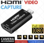 CARTE D'ACQUISITION VIDÉO HDMI Video Capture Usb 2.0 HD 1080P Enregistreur Jeux Live Streaming