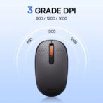 Souris sans fil Bluetooth ORIGINAL
Baseus F01B Tri-Mode – 5.0 Silencieuse – 800/1000/1600DPI – Image 4