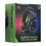 Casque gamer PC filaire USB POINTERTECK K3 canaux stéréo basses RGB avec micro /Casque de jeu – Image 6