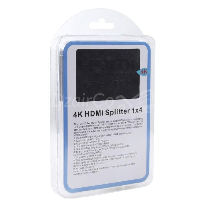 img_4289-2 Répartiteur HDMI 4K Full HD 3D 1080p, commutateur vidéo HDMI 1×4 amplificateur / splitter 1 entrée x 4 sorties – Image 1