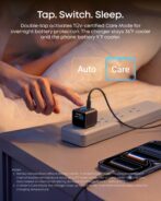 ⁦شاحن أنكر نانو (45 دبليو, شاشة ذكية, قابلة للطي 180 درجة) يو اس بي ج  / شاشة انكر ال سي دي⁩ - الصورة ⁦5⁩