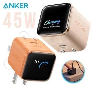 img_4شاحن أنكر نانور دبليولشاشة ذكية قابلة للطي 180 درجة Chargeur Anker Nano (45 W, écran intelligent, pliable à 180°) usb c / Anker LCD - الصورة 1