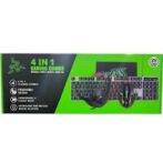 Ensemble de jeu Razer TF 240 4 en 1 clavier, souris, casque et tapis de souris  . combo gaming – Image 5