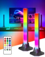 Lot de 2 lampes LED RGB Desktop Background Wall Atmosphere Lighting Bar 2pcs – اعمدة إضاءة لخلفية المكتب