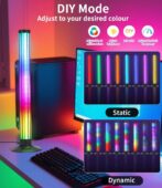 Light Bar, Synchronisation Musicale RGB, Lampe Gaming avec Télécommande, Rétroéclairage de Jeux TV à Couleurs Changeantes, Adapté Aux Jeux, Aux Images, Aux Ordinateurs et à la Décoration des Pièces – Image 8