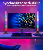 Light Bar, Synchronisation Musicale RGB, Lampe Gaming avec Télécommande, Rétroéclairage de Jeux TV à Couleurs Changeantes, Adapté Aux Jeux, Aux Images, Aux Ordinateurs et à la Décoration des Pièces – Image 9