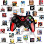 Manette de jeu mobile pour iPhone/Android V13 وحدة تحكم لاسلكية بلوتوث، متعددة الوظائف مناسبة للهواتف الذكية – Image 6