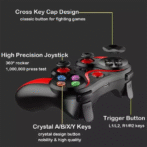 Manette de jeu mobile pour iPhone/Android V13 وحدة تحكم لاسلكية بلوتوث، متعددة الوظائف مناسبة للهواتف الذكية – Image 3