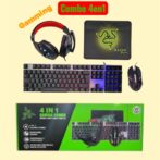 Ensemble de jeu Razer TF 240 4 en 1 clavier, souris, casque et tapis de souris . combo gaming