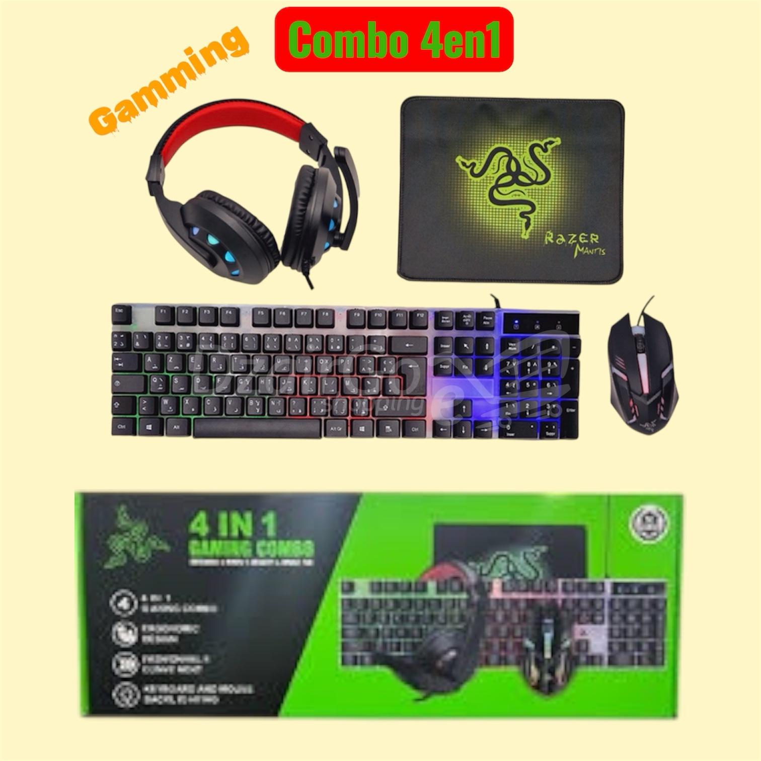 photoroom_20260215_030326 Ensemble de jeu Razer TF 240 4 en 1 clavier, souris, casque et tapis de souris . combo gaming – Image 1