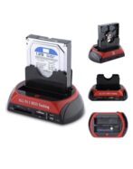 Station d'accueil pour disques durs 2,5"/3,5" USB 2.0 IDE SATA avec lecteur de cartes – Image 5