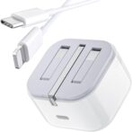 Chargeur iPhone rapide 20 W. Connecteur et câble USB-C pour charge rapide (2025). – Image 2
