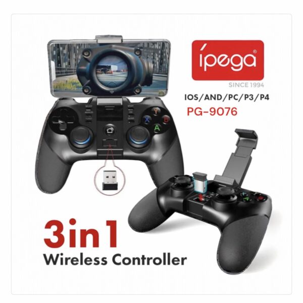 Manettes de jeu ipega PG-9076 Bluetooth et version sans fil