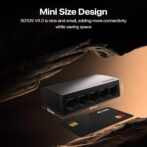 Tenda SG105, commutateur Gigabit 5 ports, commutateur Ethernet non administrable, – Image 6