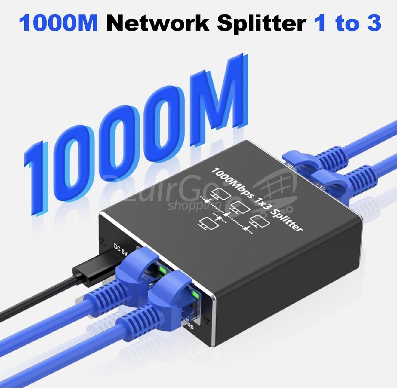 Switch Ethernet 4 Port,Switch RJ45 Splitter 1000 Mbps,Switch Réseau Double RJ45 pour Ordinateur,Hub,Commutateur,Routeur,etc - Informatique Switch Ethernet 4 Port,Switch RJ45 Splitter 1000 Mbps,Switch Réseau Double RJ45 pour Ordinateur,Hub,Commutateur,Routeur,etc - Informatique