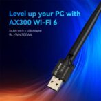 Original Lb Link BL-WN300AX L'Adaptateur USB WiFi 6 à Haute Performance avec Antenne Externe – Image 3