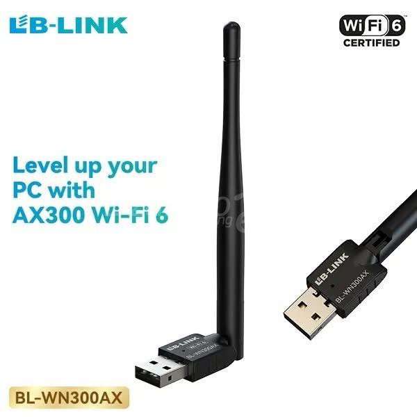 img_5752-2 Original Lb Link BL-WN300AX L'Adaptateur USB WiFi 6 à Haute Performance avec Antenne Externe – Image 1