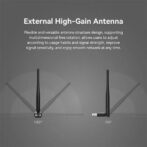 ⁦Original Lb Link BL-WN300AX L'Adaptateur USB WiFi 6 أداء عالي مع هوائي خارجي⁩ - الصورة ⁦5⁩