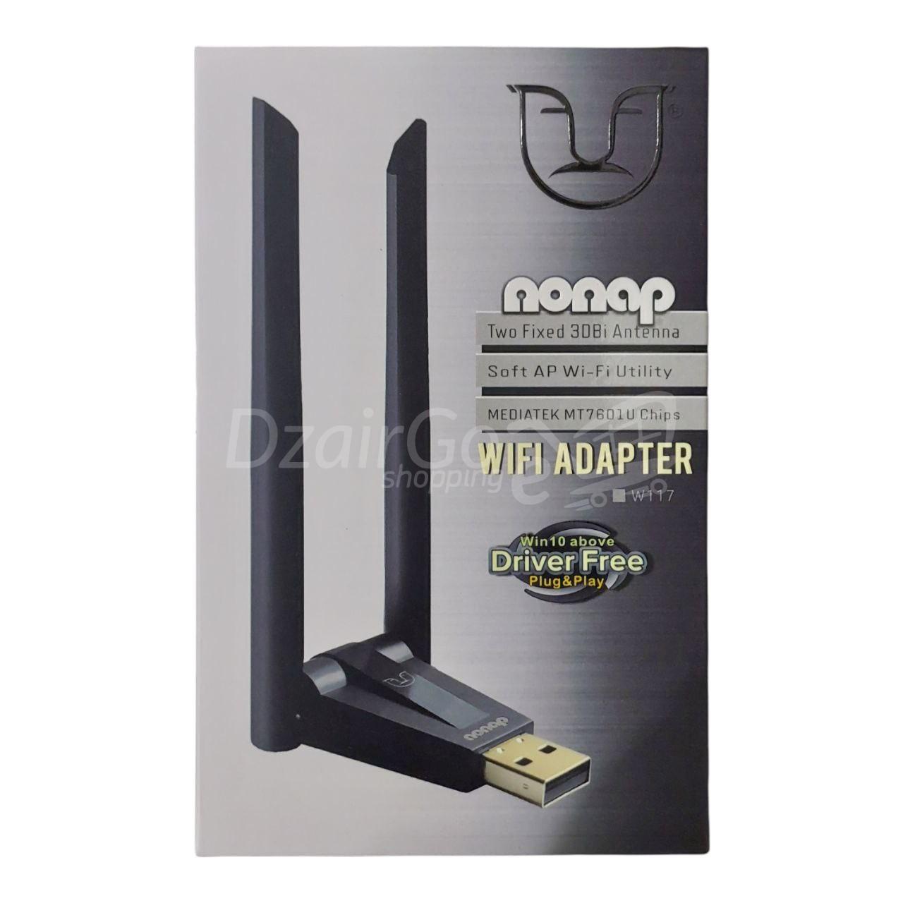 img_5NONAP W117 3DBI محول واي فاي ثنائي النطاق ADAPTATEUR WI-FI DOUBLE BANDE NONAP W117 3DBI - الصورة 1