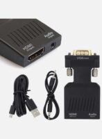 محول VGA إلى HDMI, مخرج مصدر VGA إلى تلفزيون/شاشة HDMI مع الصوت, دعم ودقة 1080p لسطح المكتب, حاسب محمول, كشاف ضوئي - الصورة 8