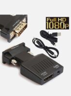 محول VGA إلى HDMI, مخرج مصدر VGA إلى تلفزيون/شاشة HDMI مع الصوت, دعم ودقة 1080p لسطح المكتب, حاسب محمول, كشاف ضوئي - الصورة 2